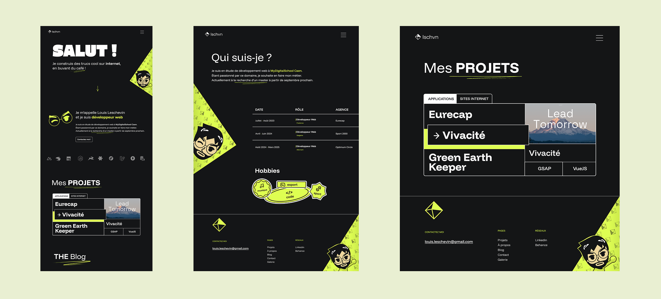 Image 2 du projet PORTFOLIO LOUIS LSCHVN